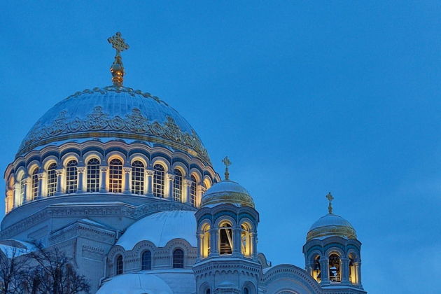 Виды Новогодний Кронштадт и Рождественское световое шоу