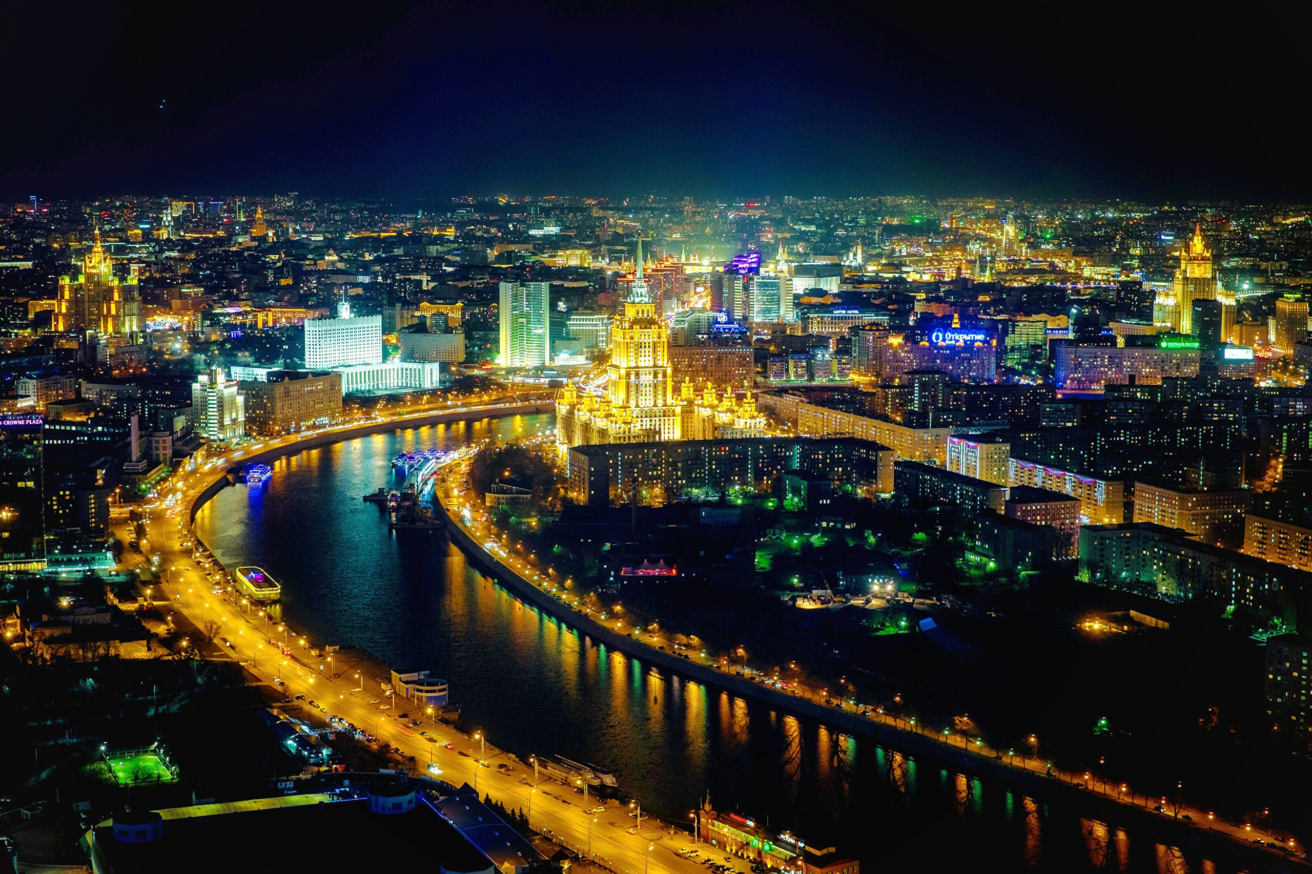 Легендарная столица. Москва. Ночная Москва. Китай город ночью Москва.