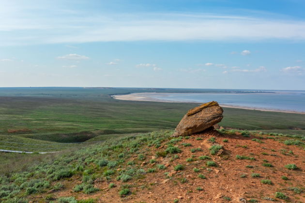 Виды Ночь в Астраханской степи