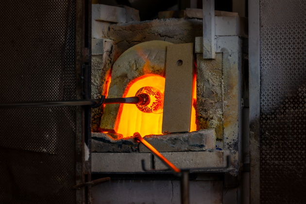 Шоу по выдуванию стекла и выставочный зал Original Murano Glass