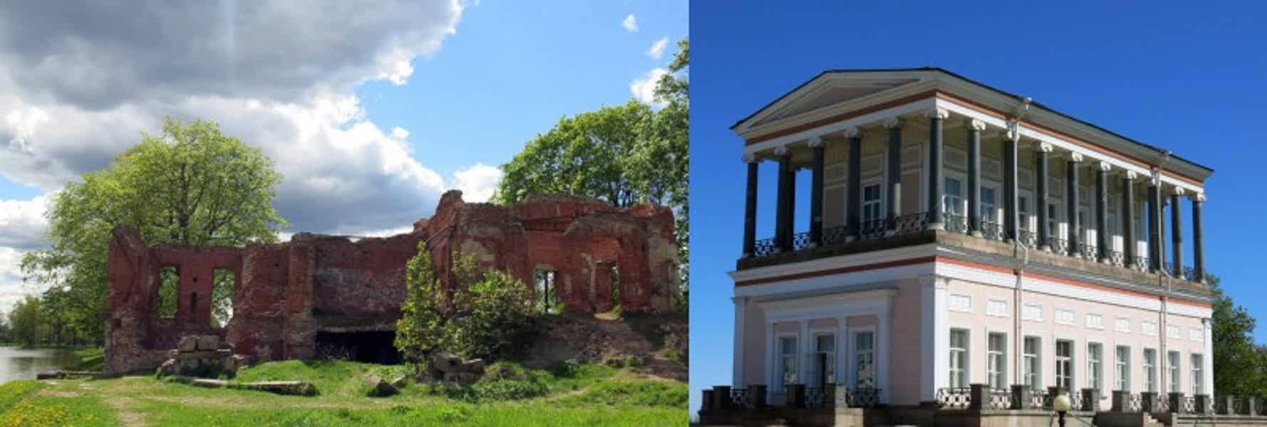 Руины на  фонтанных водоводах Петергофа - фото 1