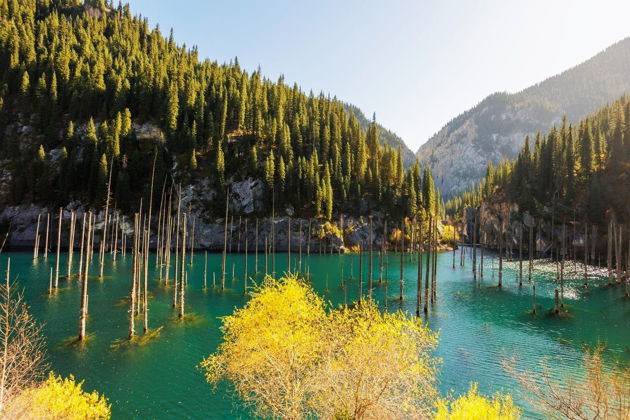 Виды За один день: Чарынский и Черный каньоны, озера Каинды и Кольсай