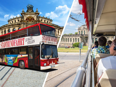 Дрезден: 1-дневный автобусный тур Hop-On-Hop-Off