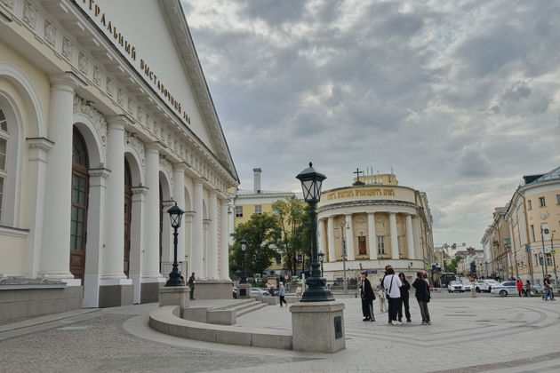 Центральные площади Москвы от Большого театра до Боровицкой площади