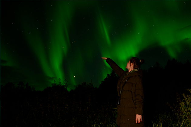 Виды Северное сияние