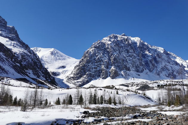 Виды Дышать зимним Алтаем