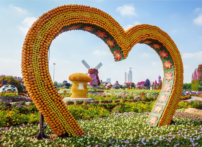 Парк цветов + ярмарка Global Village (из Шарджи) - фото 7
