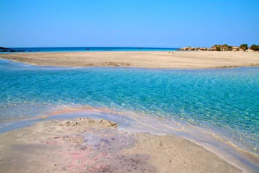 Розовый пляж Элафониси из района Ханья - фото 4