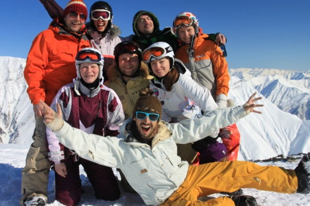 Виды Гудаури — Ананури — горнолыжный курорт