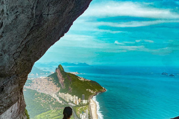 Секретная тропа Гарганта-ду-Сеу: вид на Рио и водопад