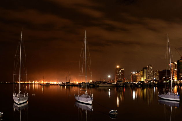 Закат и огни Манилы: Быстрый транзит