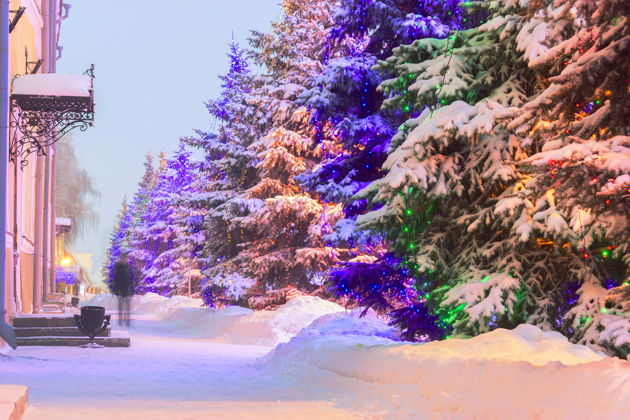 Зимняя сказка в новогодней Казани