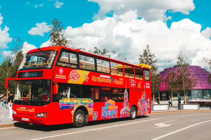 Обзорная экскурсия на двухэтажном автобусе City Sightseeing Russia