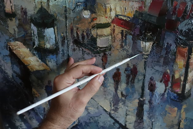 Виды Мастер-класс по живописи «Картина маслом за 1 занятие»