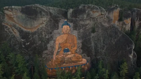 Путешествие по Ацагатской долине и путь к большому 33 м Будде