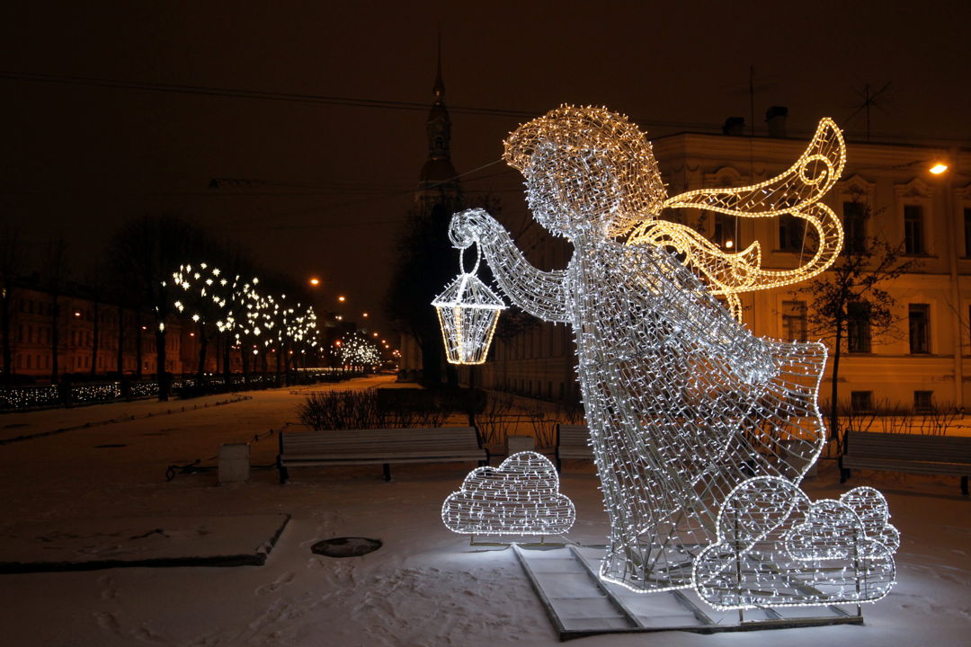 Новогодний Петербург и самые красивые ёлки города — фото 7