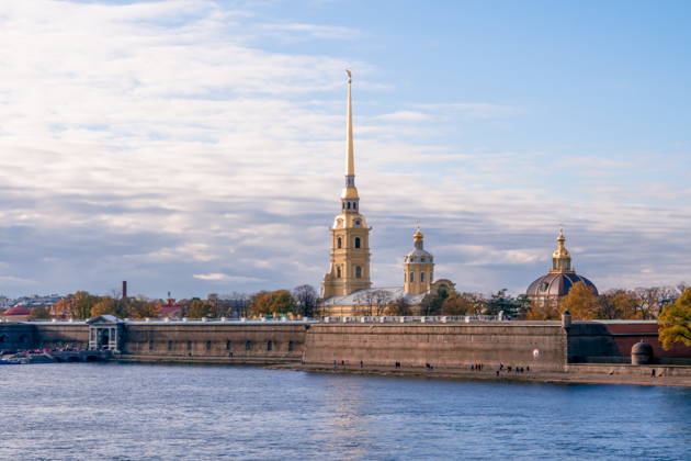 На кораблике по Парадной части Невы