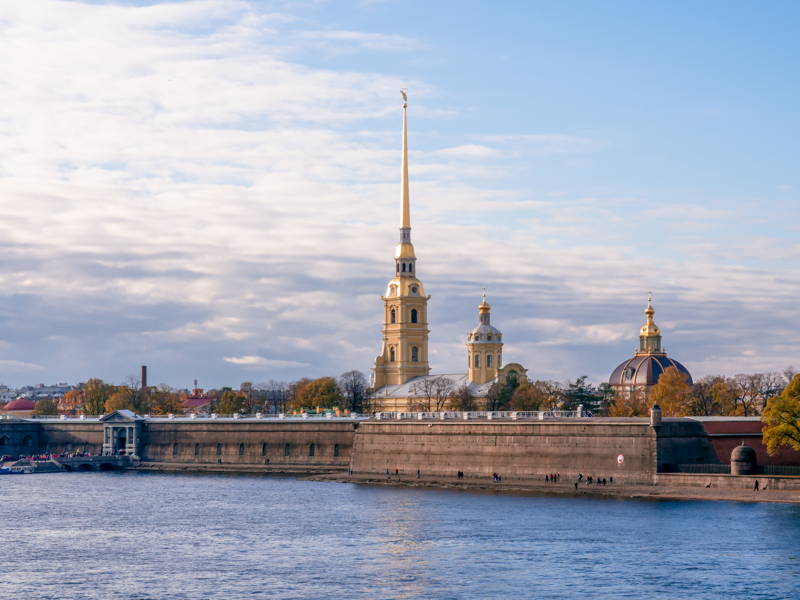 На кораблике по Парадной части Невы