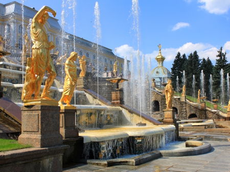 Гроты большого каскада Петергофа