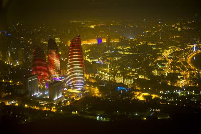 Красоты ночного Баку