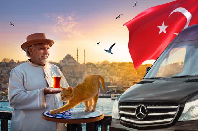 Стамбул на чиле на автомобиле