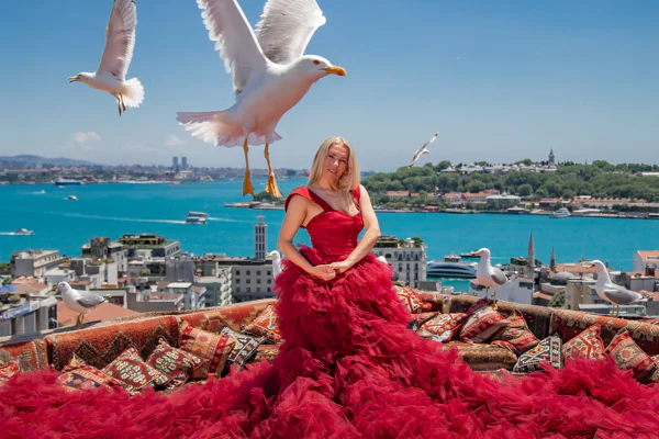 На крыльях чайки: фотосессия на крыше над Стамбулом — фото 7, Стамбул | Покатаем