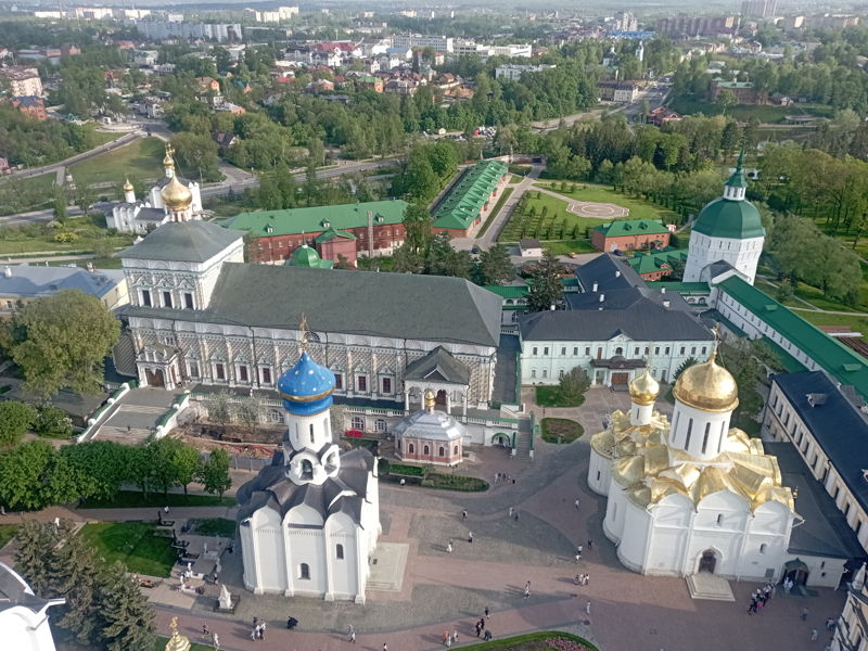 Сергиев Посад с высоты птичьего полета: подъём на 3-й ярус колокольни Лавры - экскурсия в Сергиев Посад, Россия