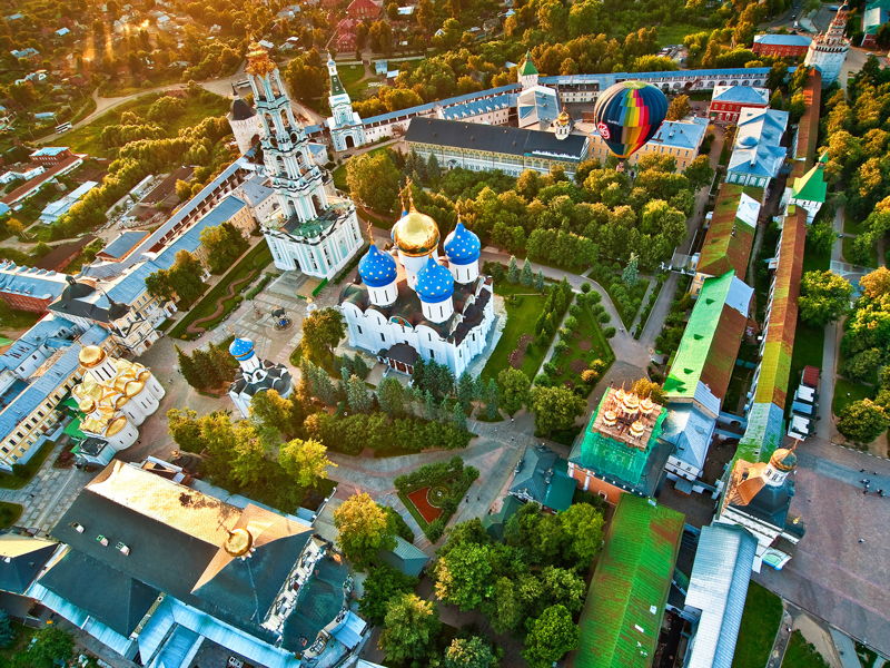 История Посада в красках - экскурсия в Сергиев Посад, Россия