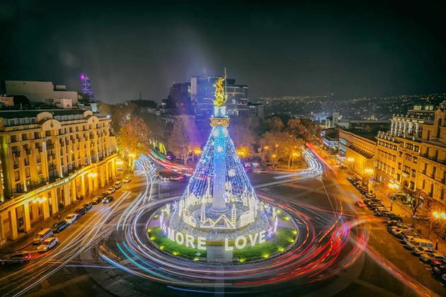 Виды Новогодняя Рождественская неделя в Грузии