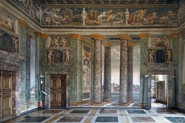 Виды Тайны квартала Трастевере.  Рафаэль-шикарные  фрески. Подземный Рим.