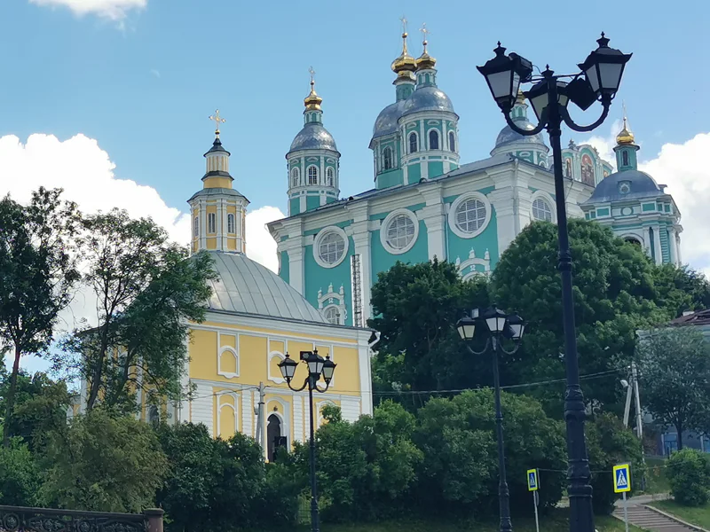 Соборный холм - Успенский собор, Архиерейский двор, смотровые площадки — фото 7, Смоленск | Покатаем