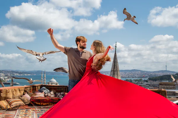 Фотосессия с чайками на крыше Стамбула — фото 6, Стамбул | Покатаем