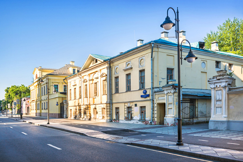 Особняки в переулках Замоскворечья