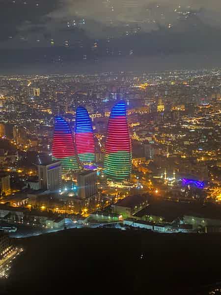 Ночная прогулка по Баку и чаепитие на высоте птичьего полета - фото 5