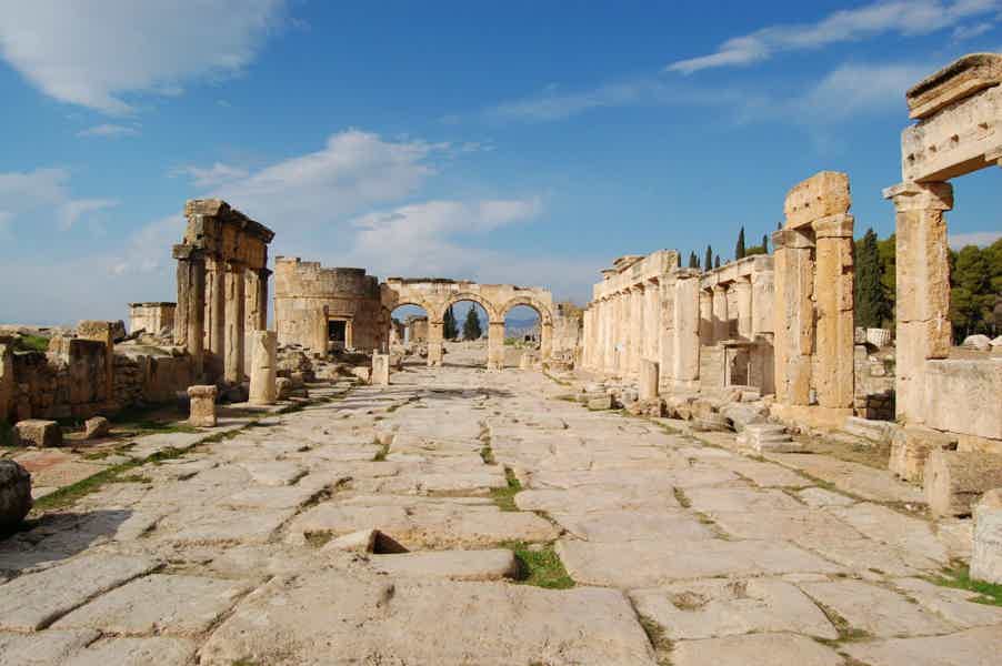 Памуккале: «хлопковый замок», Иераполис и бассейн Клеопатры из Белека - фото 3