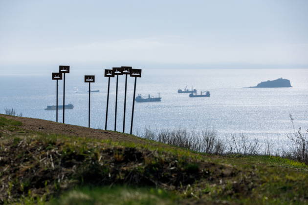 Мореферма, форты, батареи и мысы Русского острова