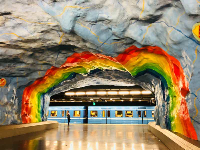 Стокгольмское метро — cамая протяжённая галерея в мире - фото 2