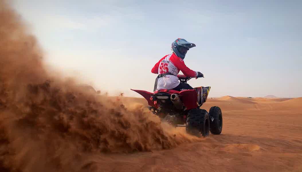 Riding quad bikes or buggies in the open in the desert Lah Bab - photo 4
