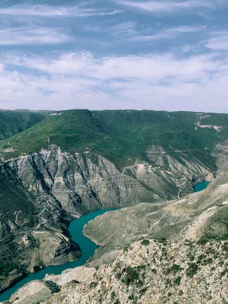 Сулакский каньон и бархан Сарыкум - из Каспийска - фото 2