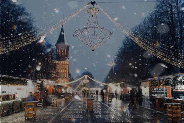 Виды Новогодняя сказка янтарного края: Калининград и Зеленоградск