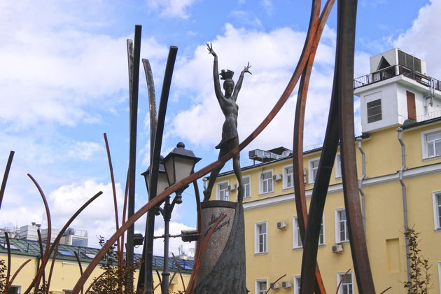 Виды Театральны﻿е улоч﻿ки Москвы