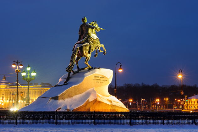 Виды Новогодний Петербург