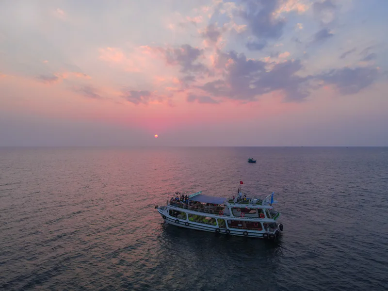 Ночная рыбалка на кальмаров и закат на море — фото 5, Фукуок | Покатаем