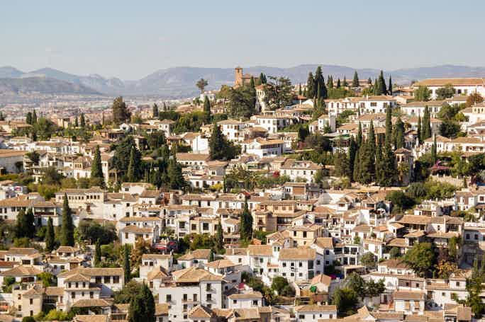 Гранада арабский квартал Альбайсин и Сакромонте