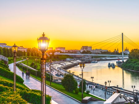 Набережная реки Тура