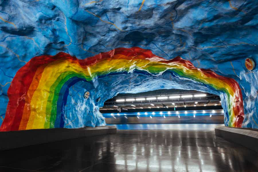 Стокгольмское метро — cамая протяжённая галерея в мире - фото 5