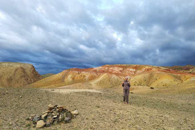 Марсианские пейзажи, Гейзерное озеро, Чуйский тракт до Монгольской границы