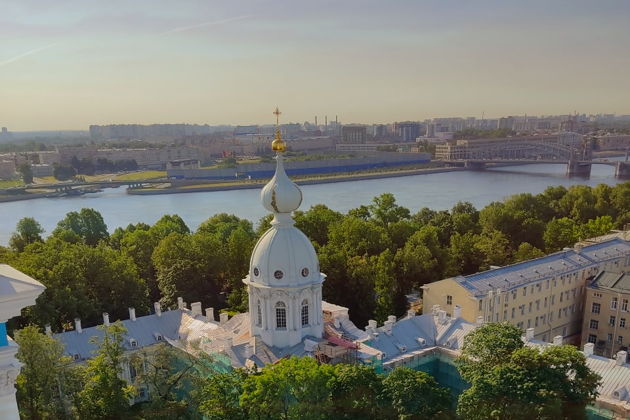 Виды Подъём на смотровую площадку Смольного собора