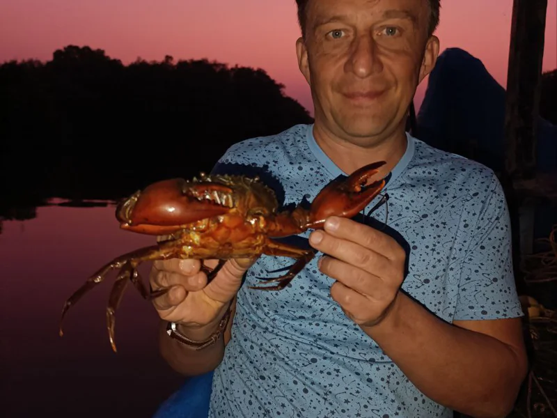 Ловля крабов на лодке и вкусный ужин на берегу океана — фото 3, Гоа | Покатаем