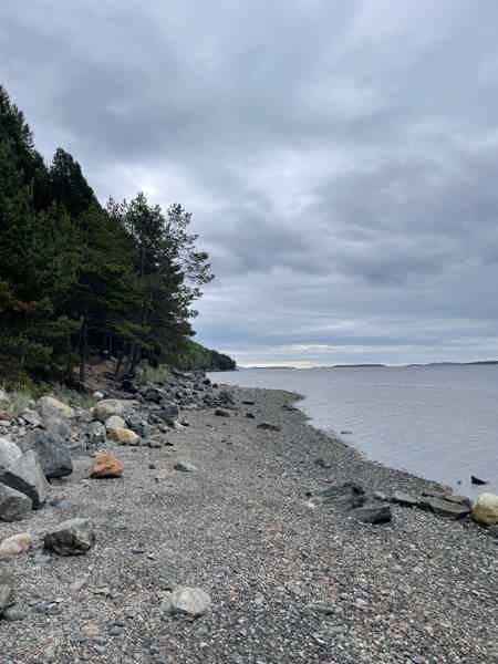 Кандалакша и Белое море с горы Волосяной - фото 1